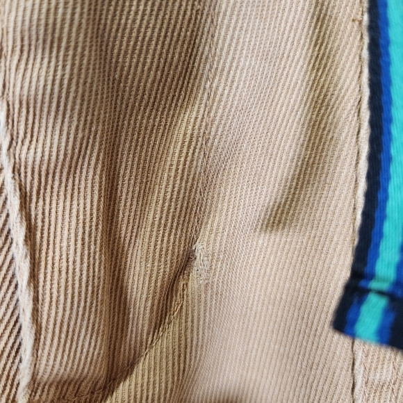 2 Fo 20 Tan Cargo Joggers with Drawstring Waist and Elastic Cuffs - Picture 6 of 9